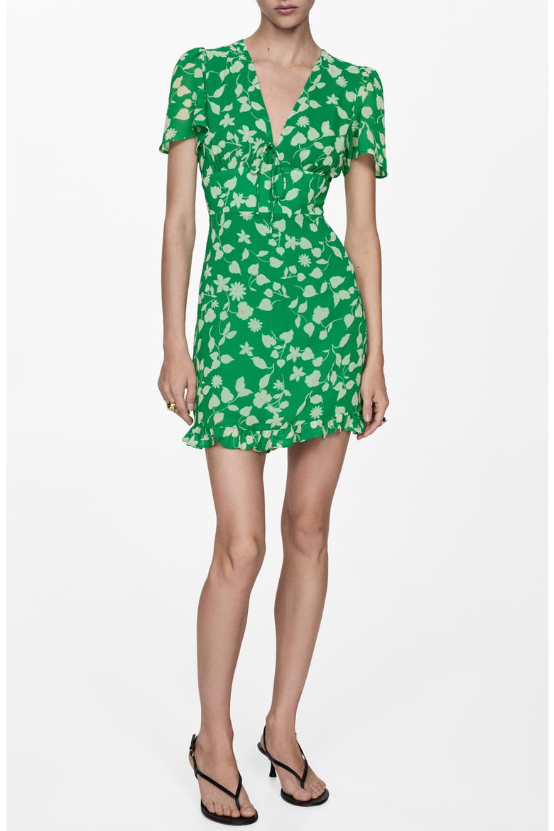 mango green mini dress Mango Open Back Long Sleeve Satin Mini Dress In Lime Green - 55% Off