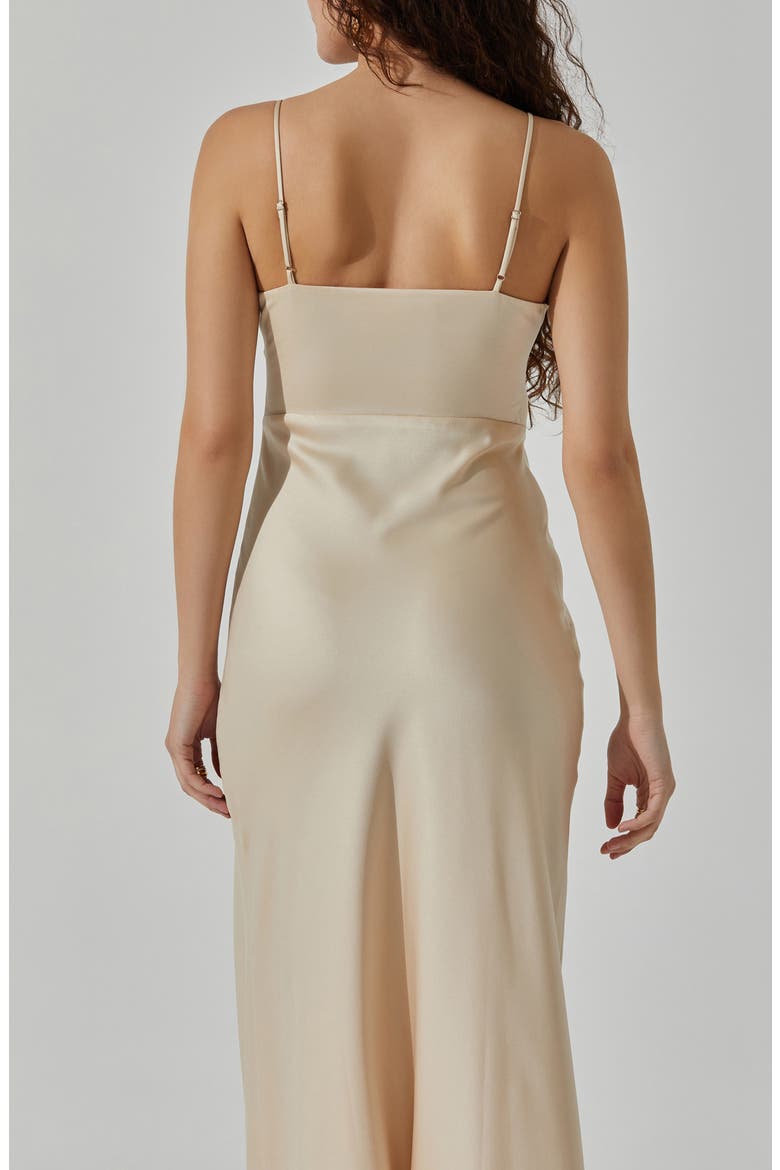 Satin Slipdress, Alternate, color, EGGSHELL