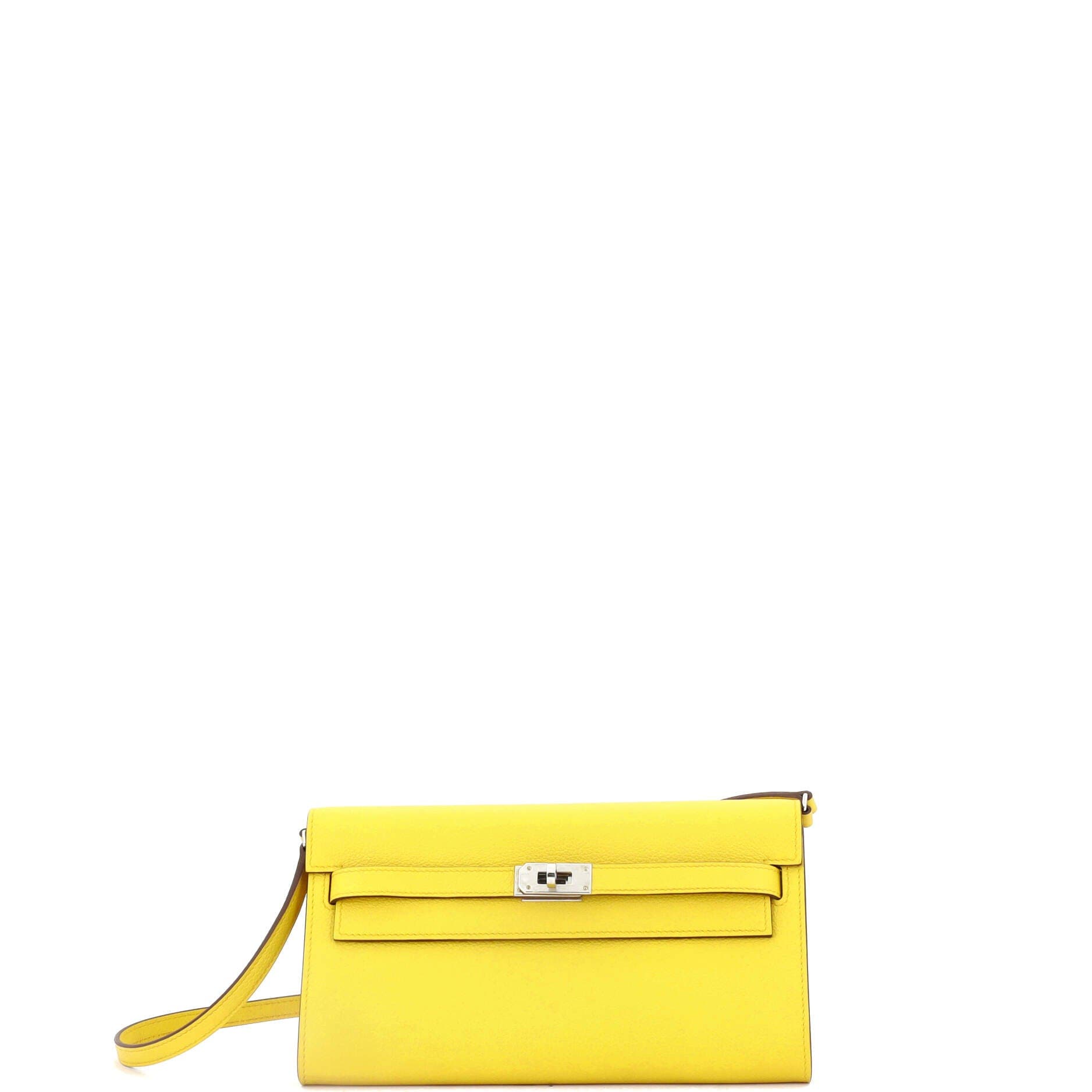 Pre-Owned Hermes Kelly To Go Wallet Evercolor, Main, color, 