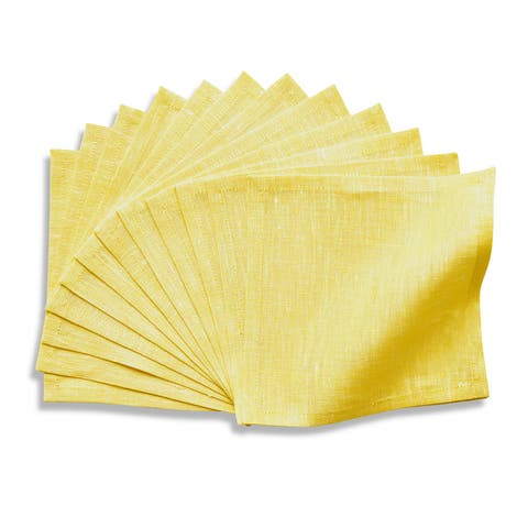 Linen Cocktail Napkins - Athena
