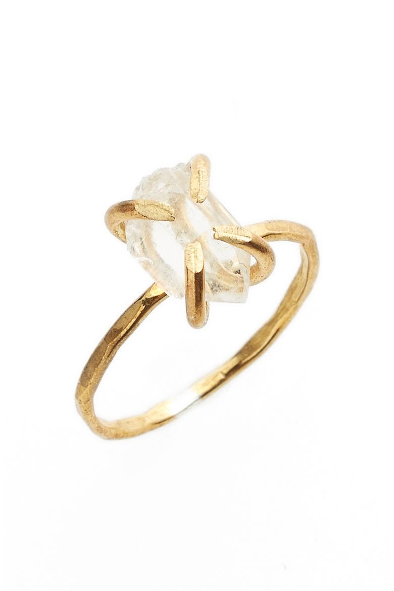 'Elle' Stone Ring, Main, color, QUARTZ
