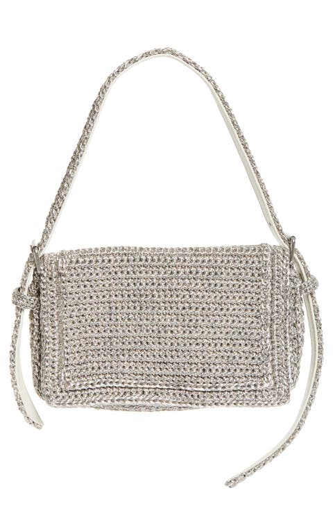 Ricco Cozy Slim Woven Shoulder Bag