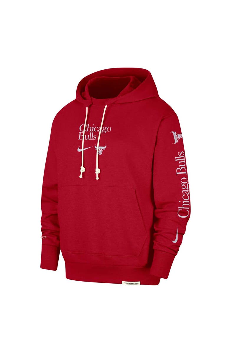 Nike Men's Nike Red Chicago Bulls Authentic Performance Pullover Hoodie, Alternate, color, Red