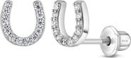 In Season Jewelry Jeweled Horseshoe Earrings