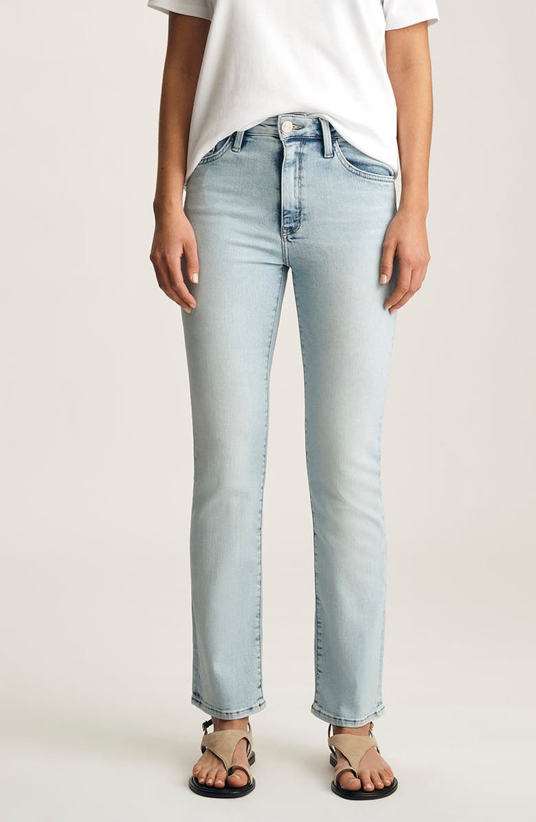 Mavi Jeans Kendra High Waist Straight Leg Jeans, Main, color, Ice Brushed Tribeca