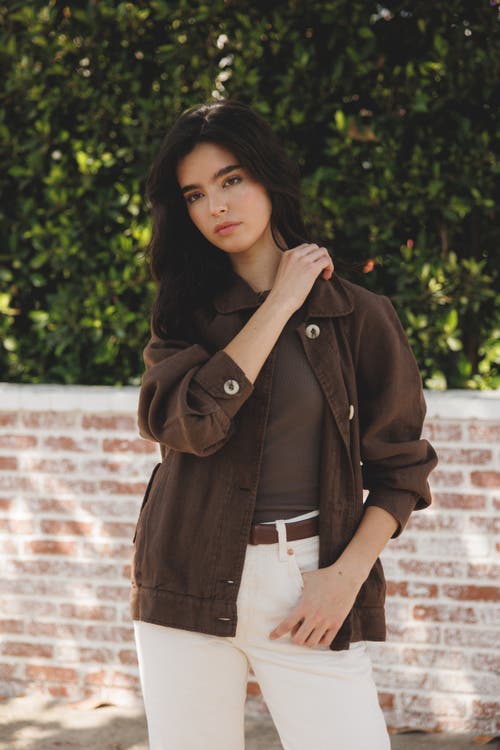 Vir Vita Béatrice Jacket In Brown