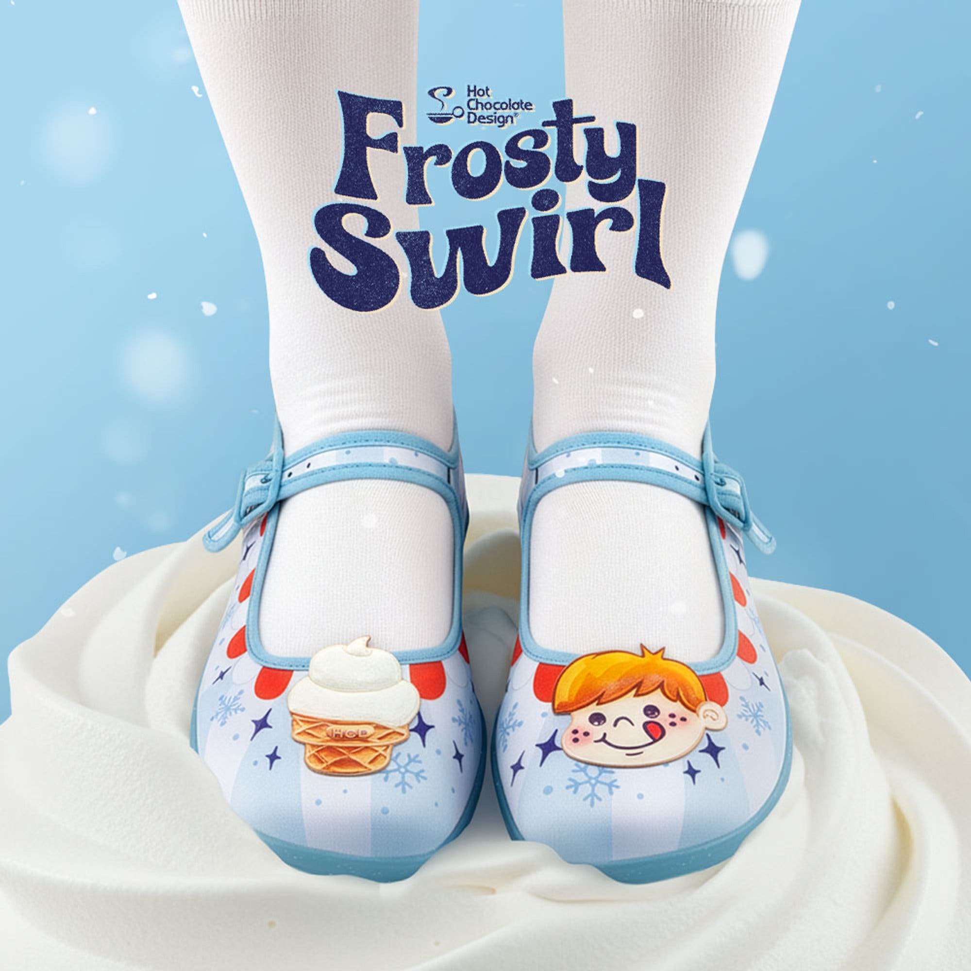 Frost Swirl Women's Mary Jane Flats, Alternate, color, Frost Swirl