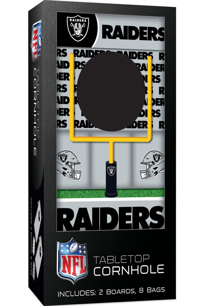 Las Vegas Raiders NFL Tabletop Cornhole, Main, color, Multicolor