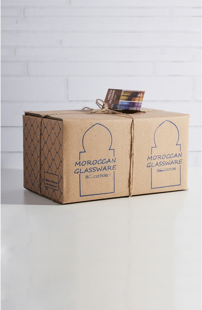 Verve Culture Beldi Stacking Glass, Alternate, color, Blue