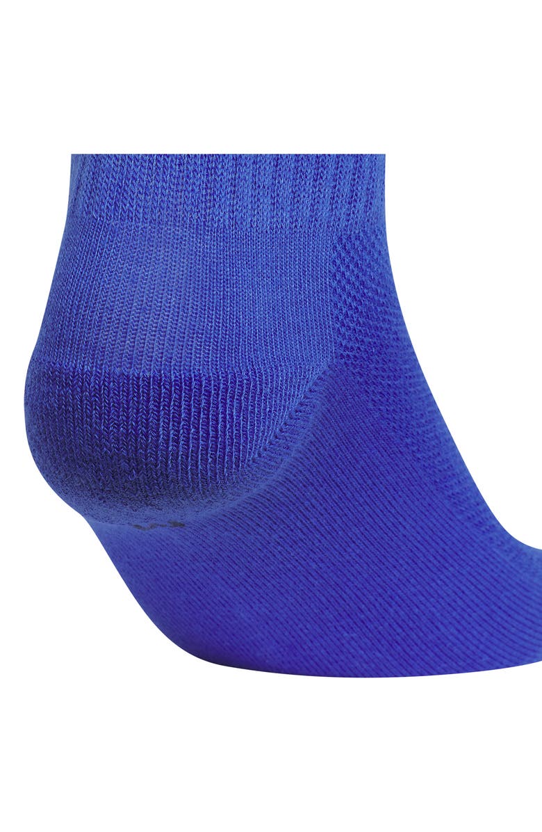 adidas Kids' Cushioned 2.0 6-Pack Crew Socks, Alternate, color, Lucid Blue/ Heather/ White