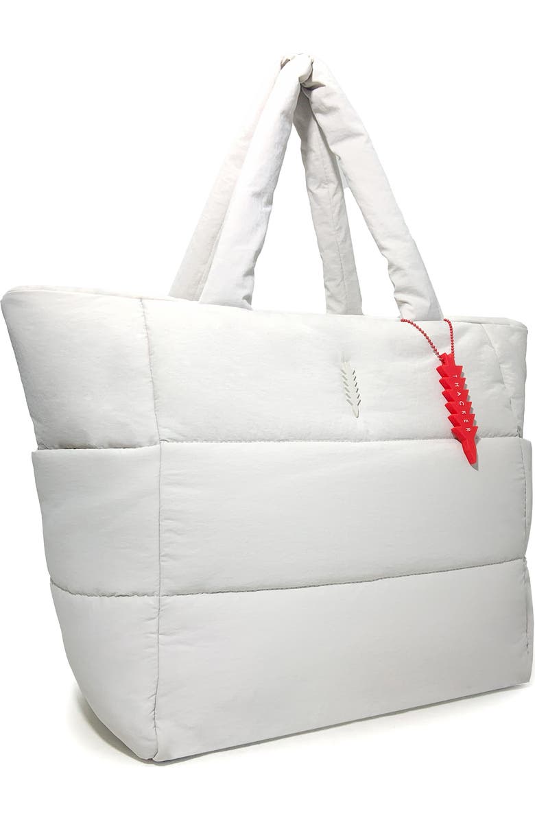 Thacker Quinn Quilted Nylon Tote, Alternate, color, Linen