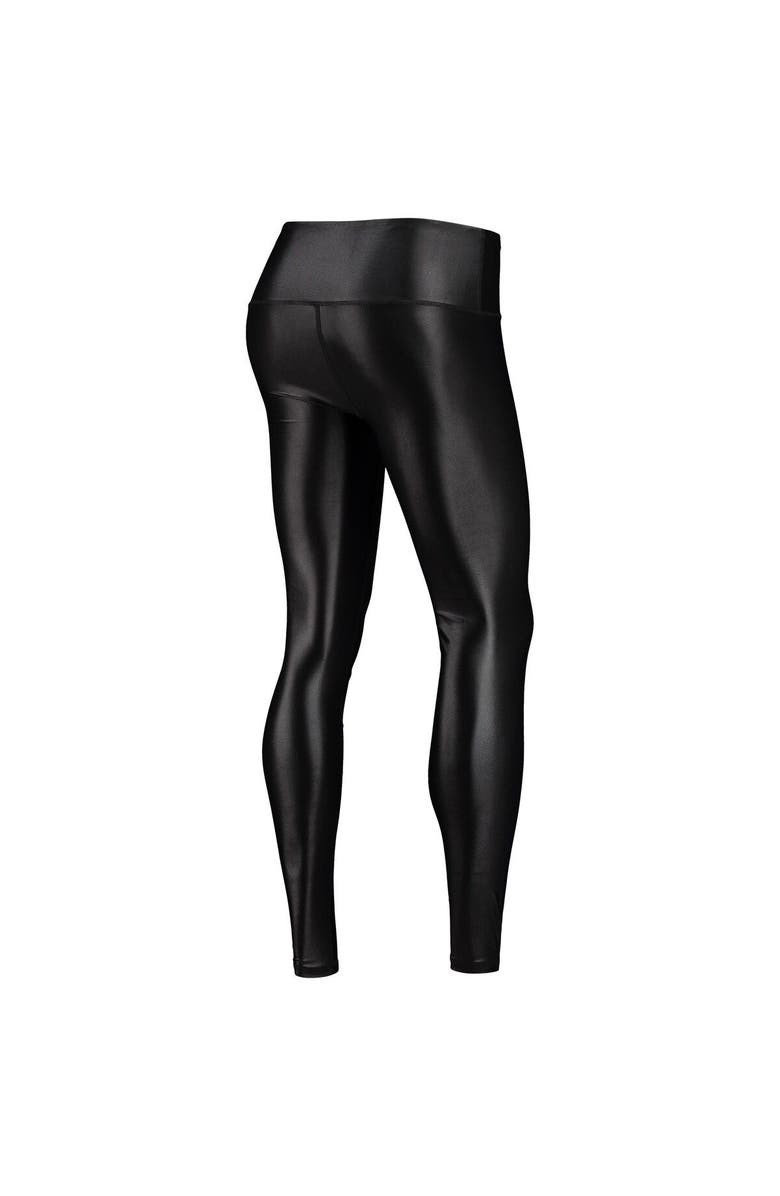 ZOOZATZ Women's ZooZatz Black Clemson Tigers Shine Liquid Leggings, Alternate, color, 