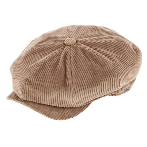 Men's Brisbane Moss Corduroy Retro Newsboy Cap
