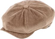 Wigens Men's Brisbane Moss Corduroy Retro Newsboy Cap