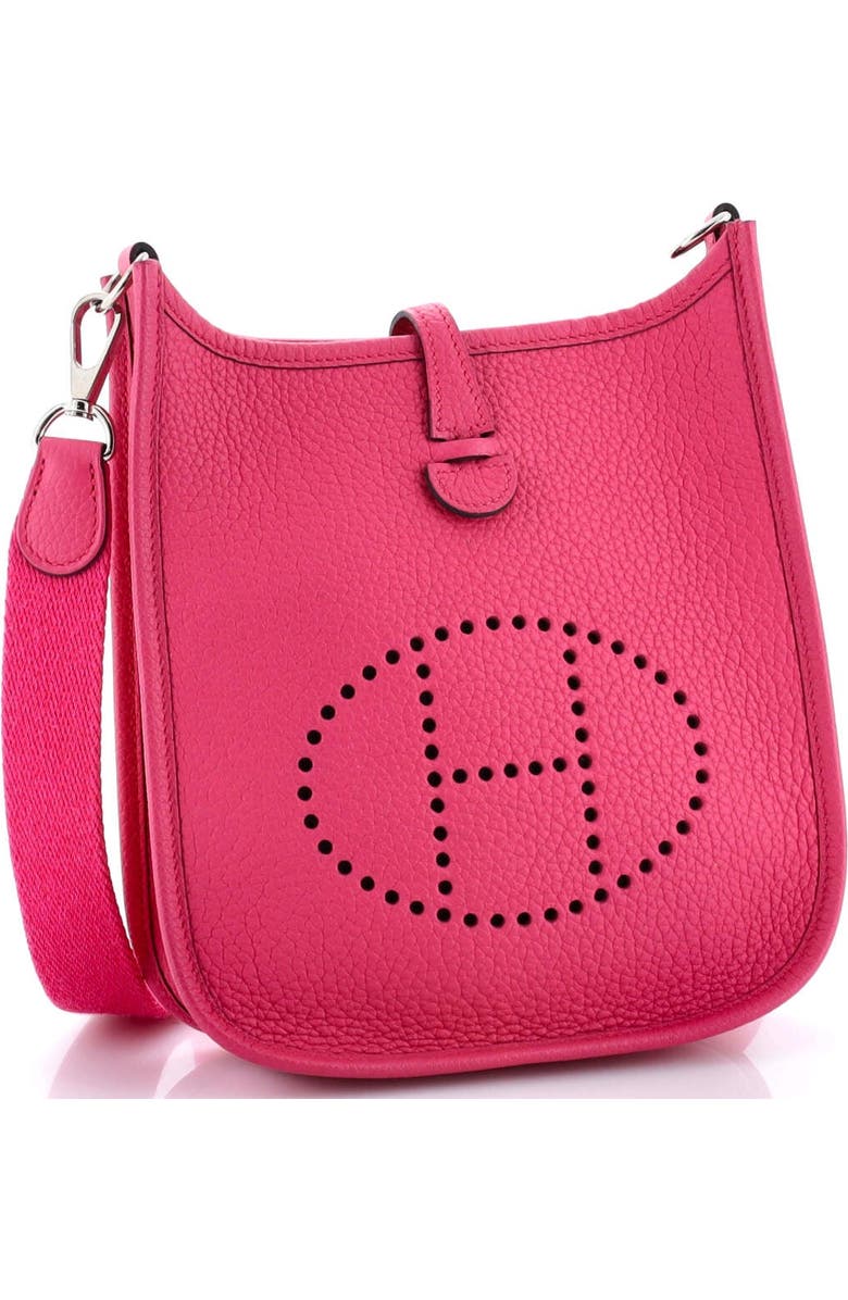 Pre-Owned Hermes Evelyne Bag Gen III Clemence TPM, Alternate, color, Magnolia