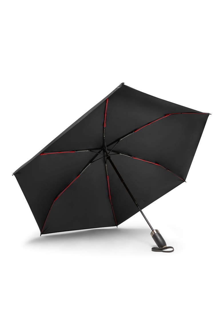 Medium Auto Close Umbrella, Alternate, color, BLACK