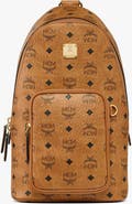 MCM Small Aren Sling Bag in Visetos