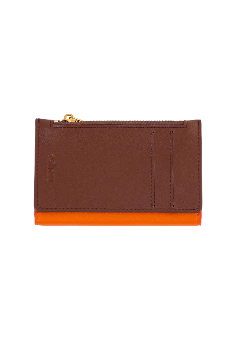 Modular Leather Wallet, Main, color, Orange