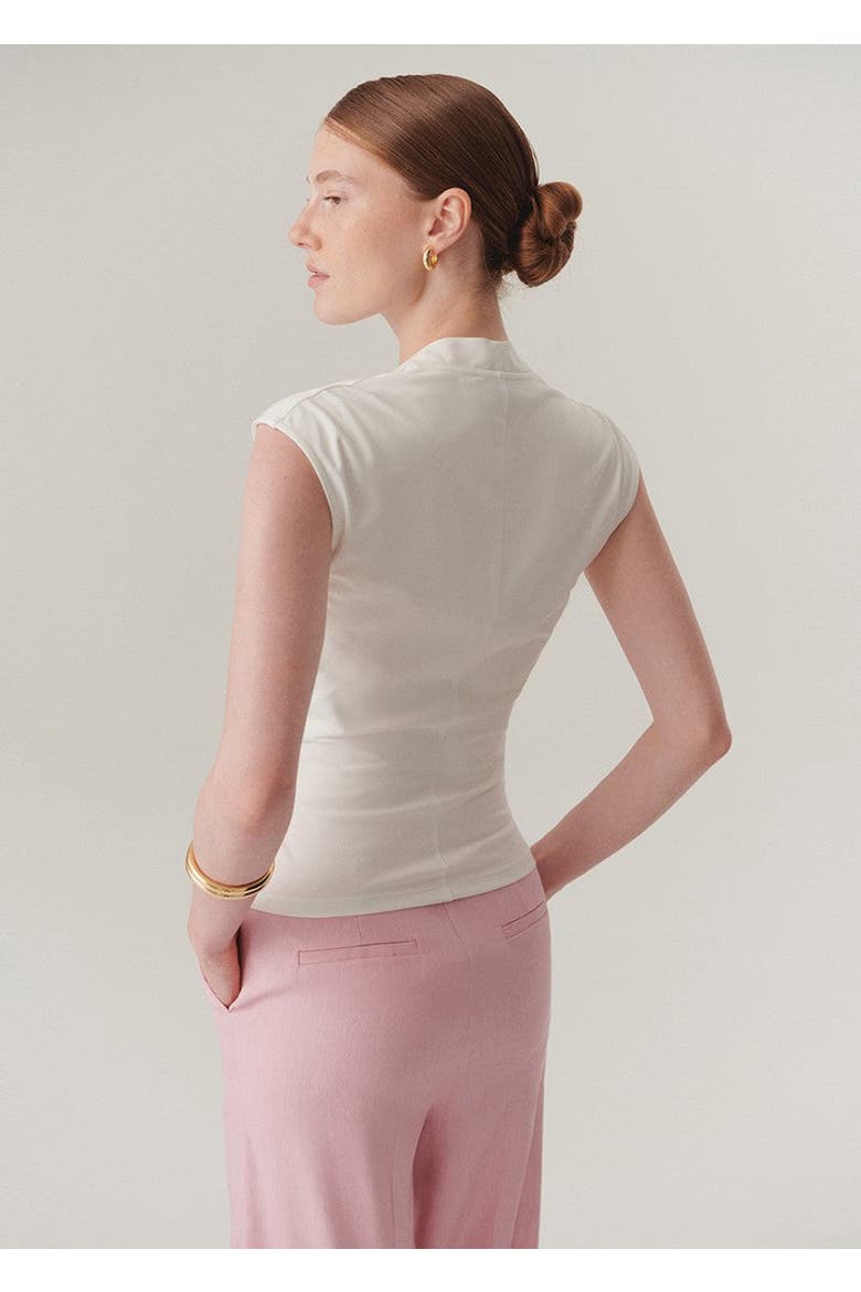Charlie Wrap Blouse, Alternate, color, ECRU