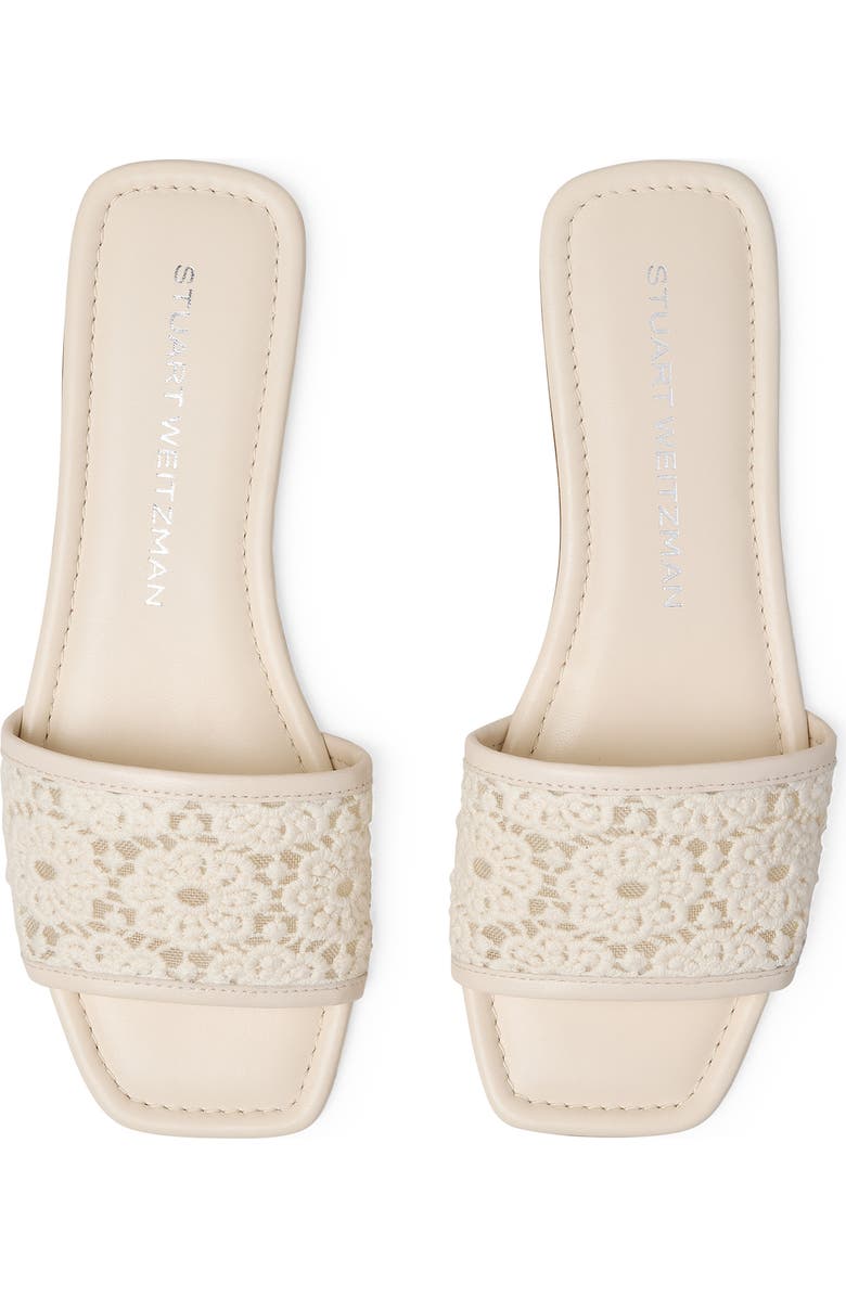 Stuart Weitzman Fia Slide Sandal, Alternate, color, Linen