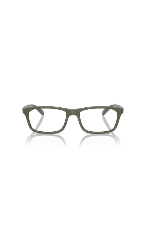 Arnette 54mm Rectangle Optical Glasses In Green