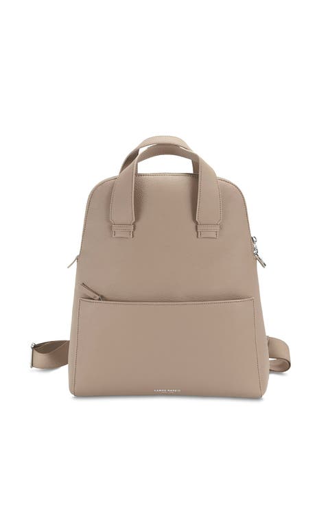 Shelby Backpack With Zip Closure and Flat Pocket