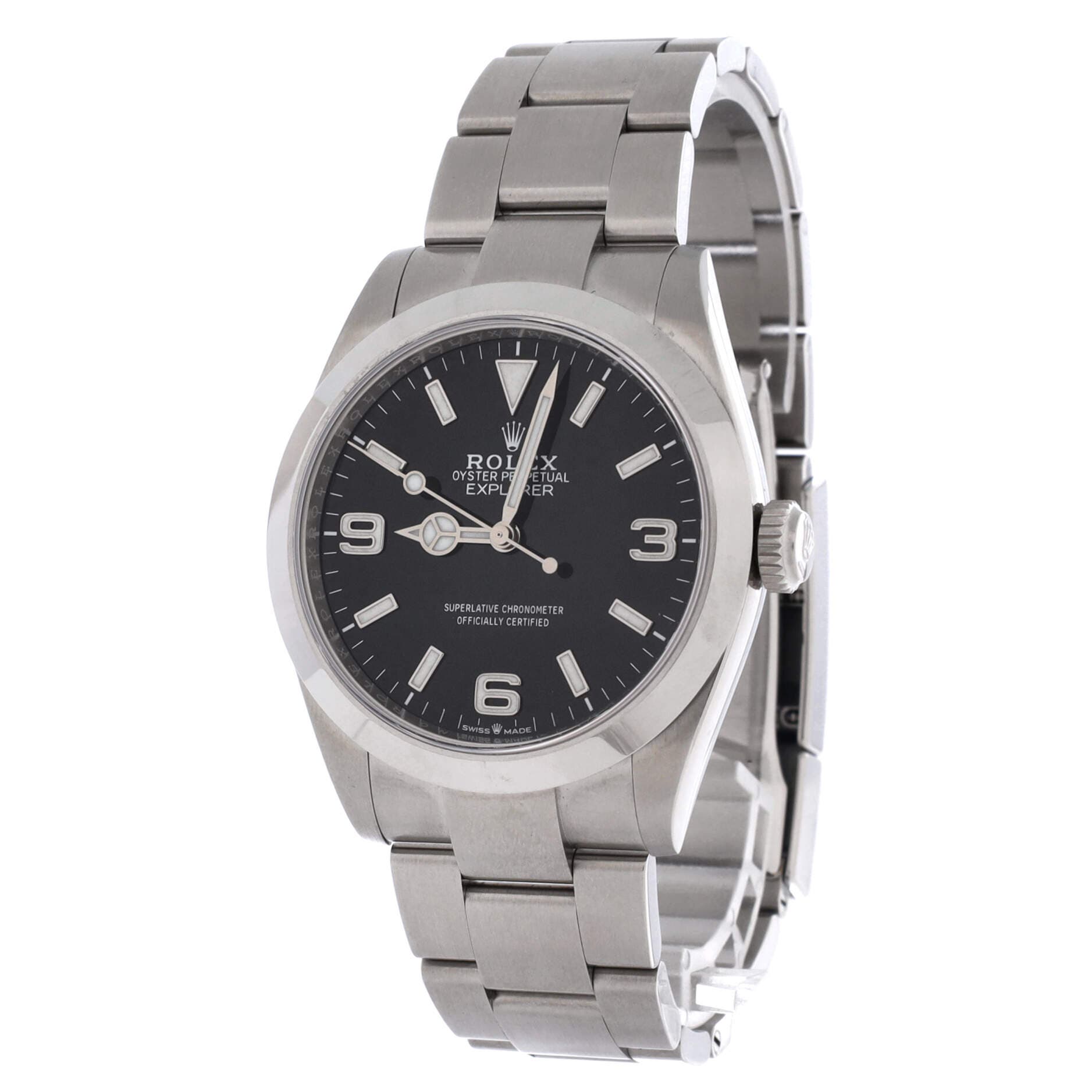 Oyster Perpetual Explorer Automatic Watch Stainless Steel 40, Alternate, color, Metallic Silver