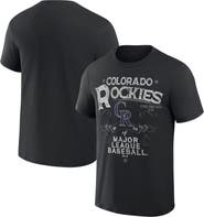 Darius Rucker Collection by Fanatics Men's Darius Rucker Collection by Fanatics Black Colorado Rockies Beach Splatter T-Shirt