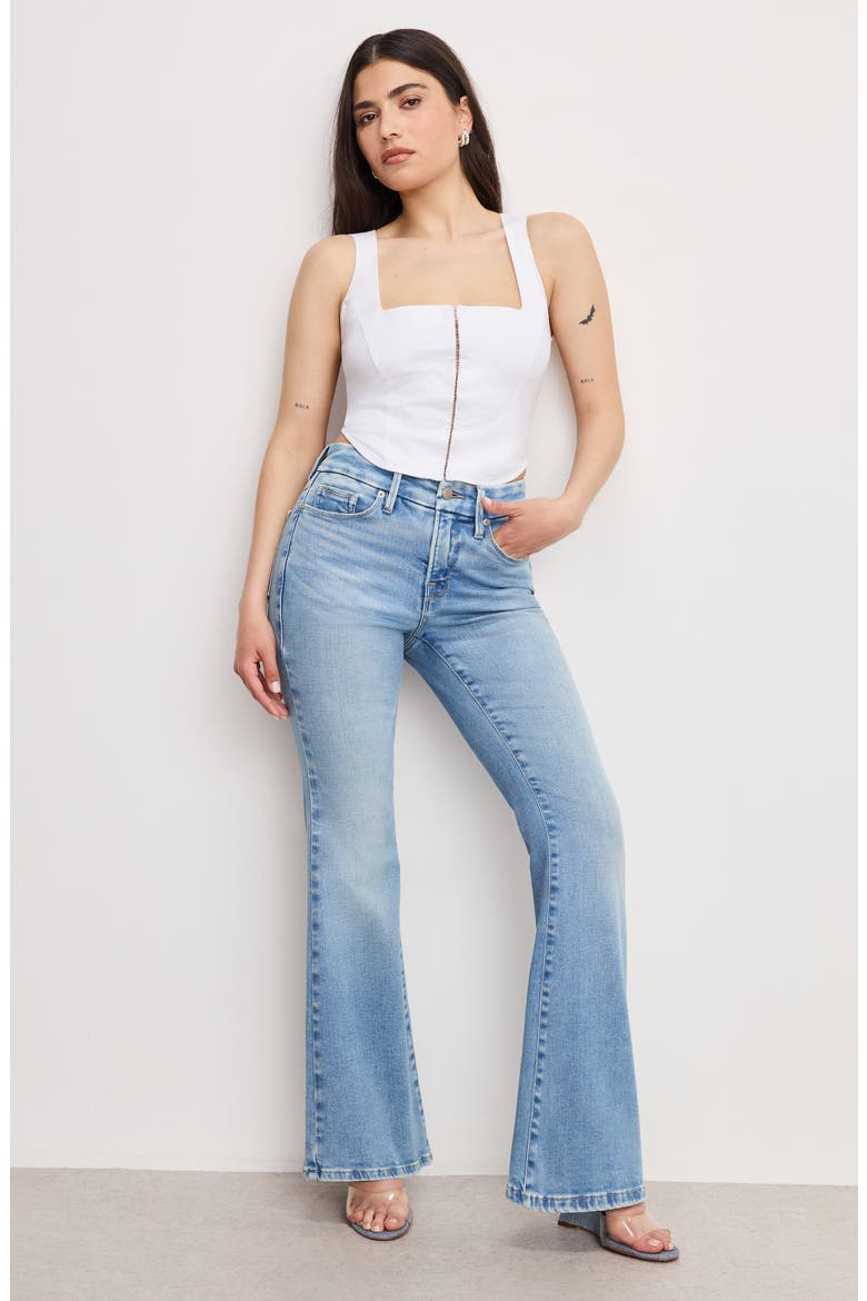 Dolly Joleans Flare Jeans, Alternate, color, INDIGO1019