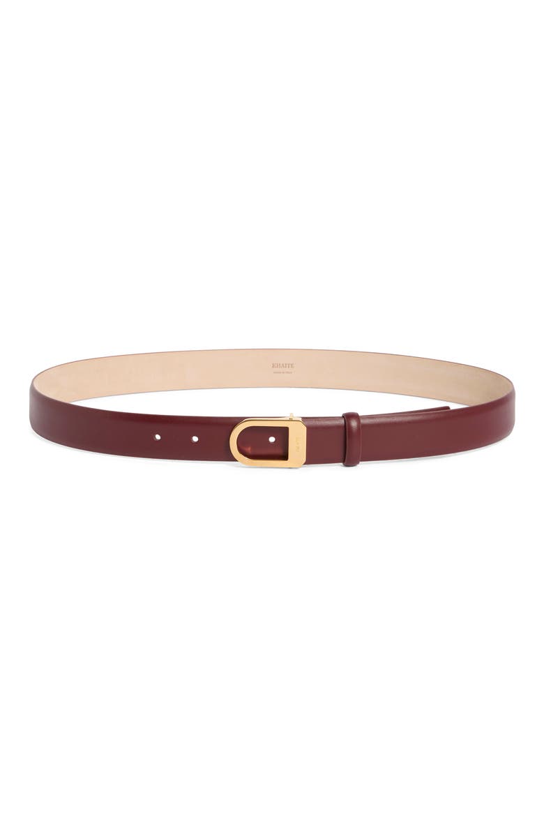 Saddle Leather Belt, Main, color, OXBLOOD