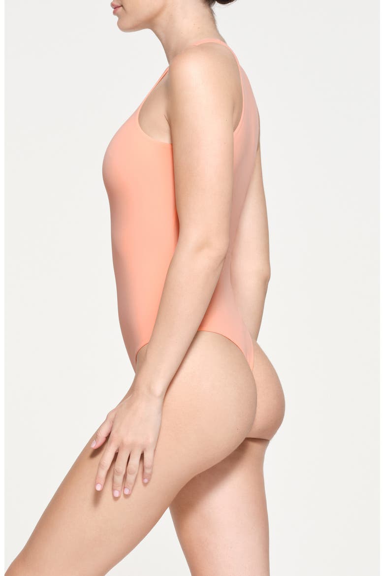Fits Everybody High Neck Bodysuit, Alternate, color, FADED NECTAR