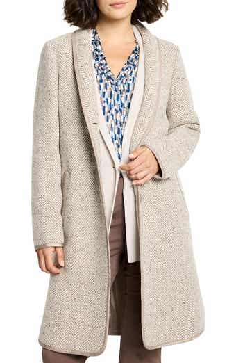 NIC+ZOE Herringbone Topcoat