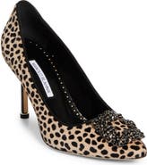 Manolo Blahnik Hangisi Genuine Calf Hair Pump