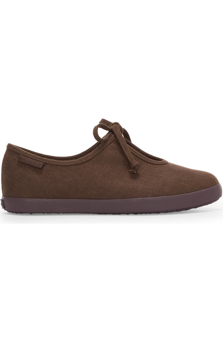 Superga 2442 Ballerina Lace Linen, Main, color, Brown-Dark Brown