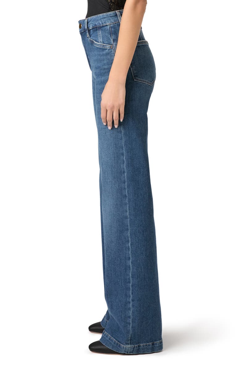 PAIGE Leenah High Waist Wide Leg Jeans, Alternate, color, Enroute