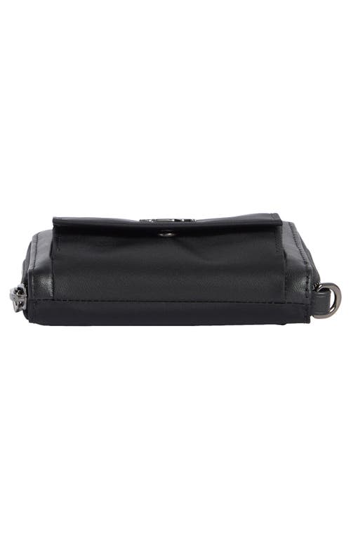 Tumi Tri-fold Zip Wallet In Black