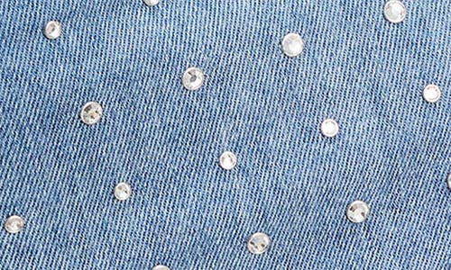 GOOD AMERICAN GOOD AMERICAN DOLLY CRYSTAL DENIM VEST