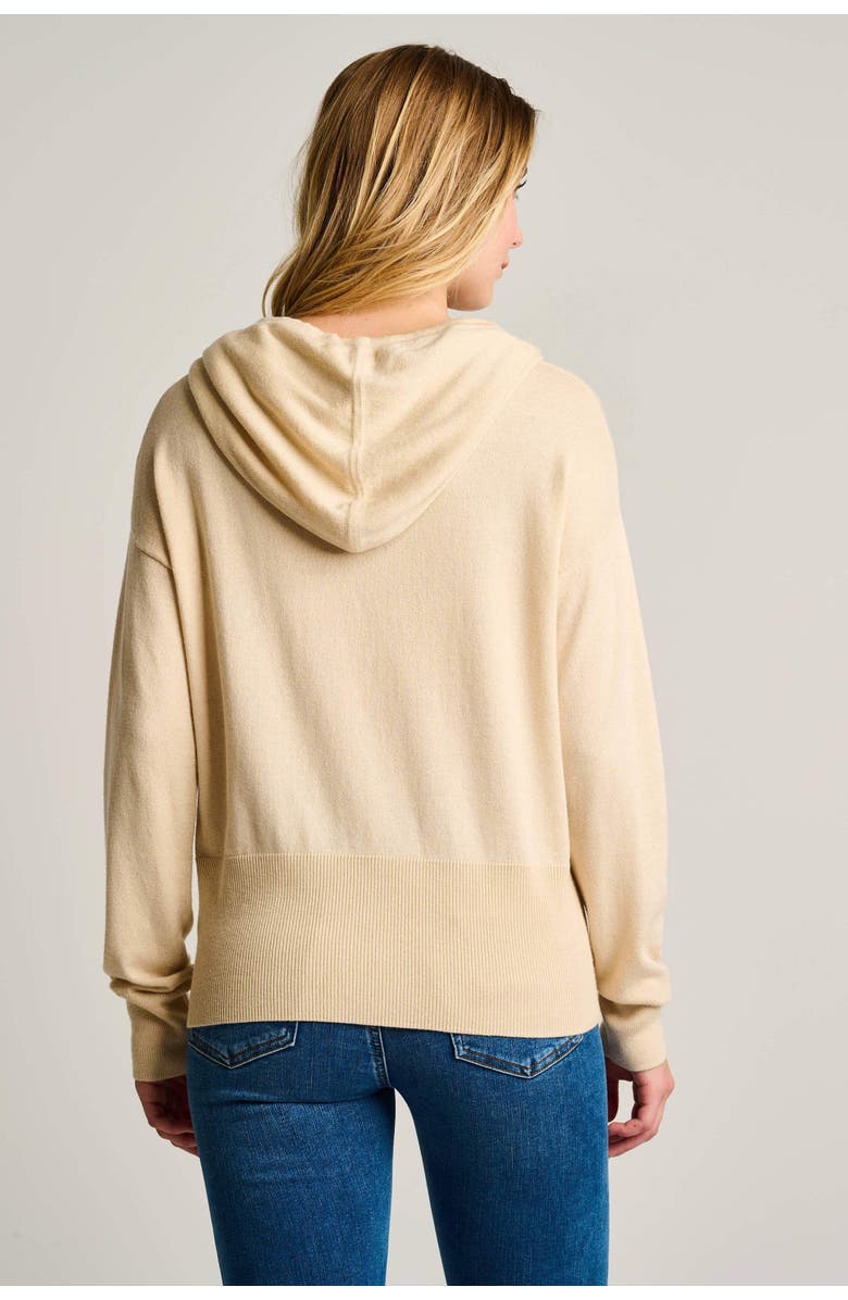 Lisa Todd Poppy Knit Hoodie, Alternate, color, Oat