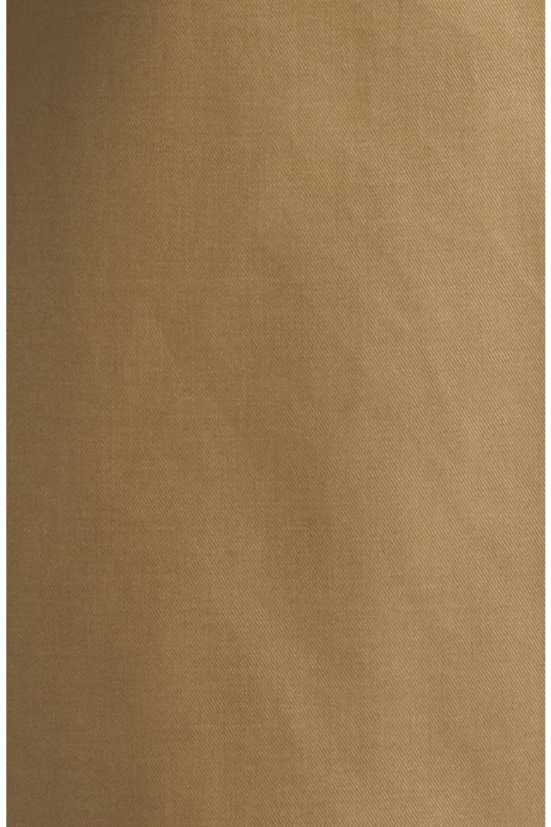 Essee Solid Cotton Coat, Alternate, color, BROWN