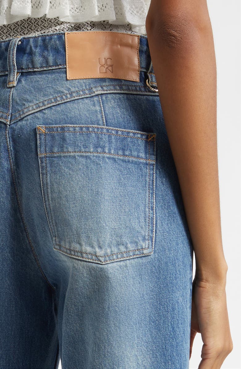 Ulla Johnson Odelia Flare Jeans, Alternate, color, Danube