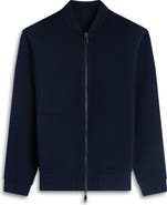 Bugatchi Soft Touch Knit Reversible Bomber Jacket