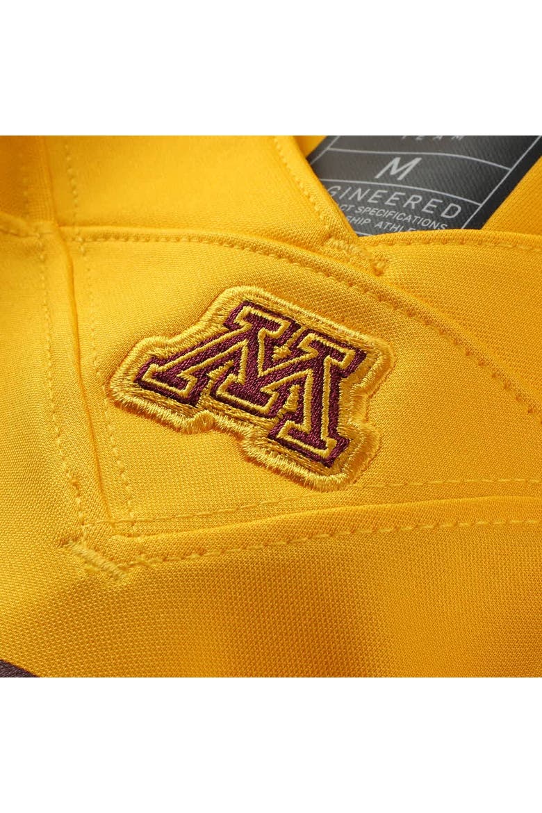 Men's Nike #1 Gold Minnesota Golden Gophers Untouchable Replica Game Jersey, Alternate, color, Gold