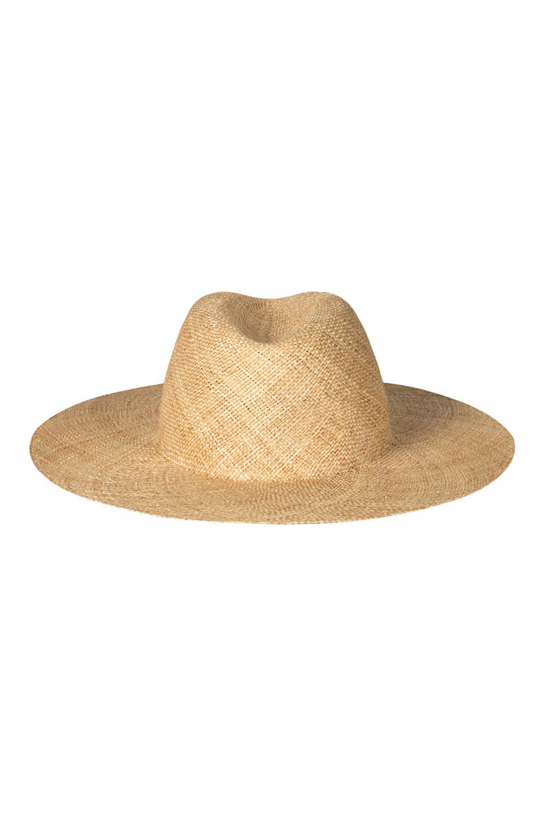 Iconic Straw Fedora, Alternate, color, NATURAL