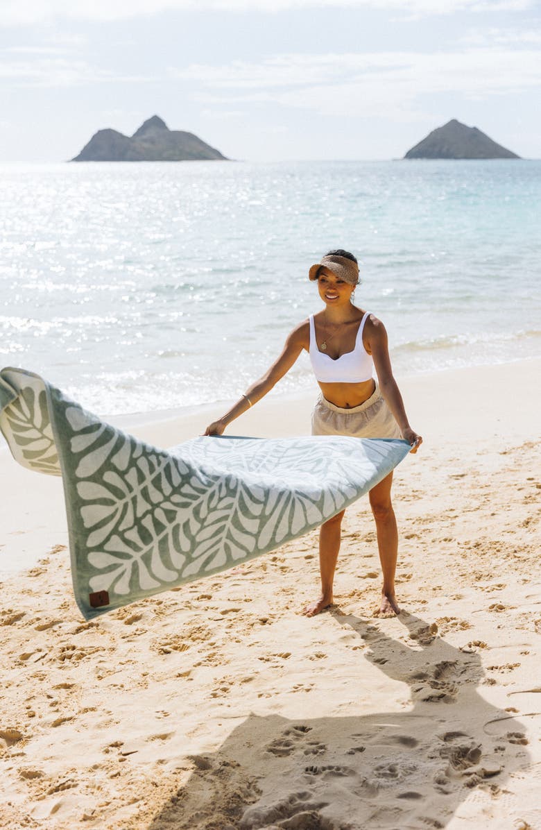 Slowtide Hapa Oversize Cotton Beach Towel, Alternate, color,