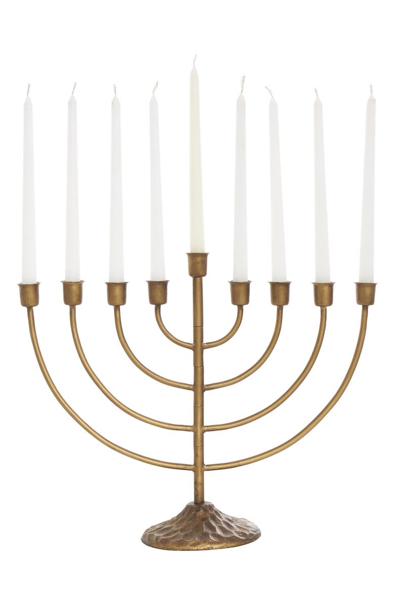 WILLOW ROW Eclectic Bronze Menorah, Alternate, color,