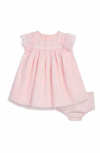 Pippa & Julie Mesh Dot Float Dress & Bloomers