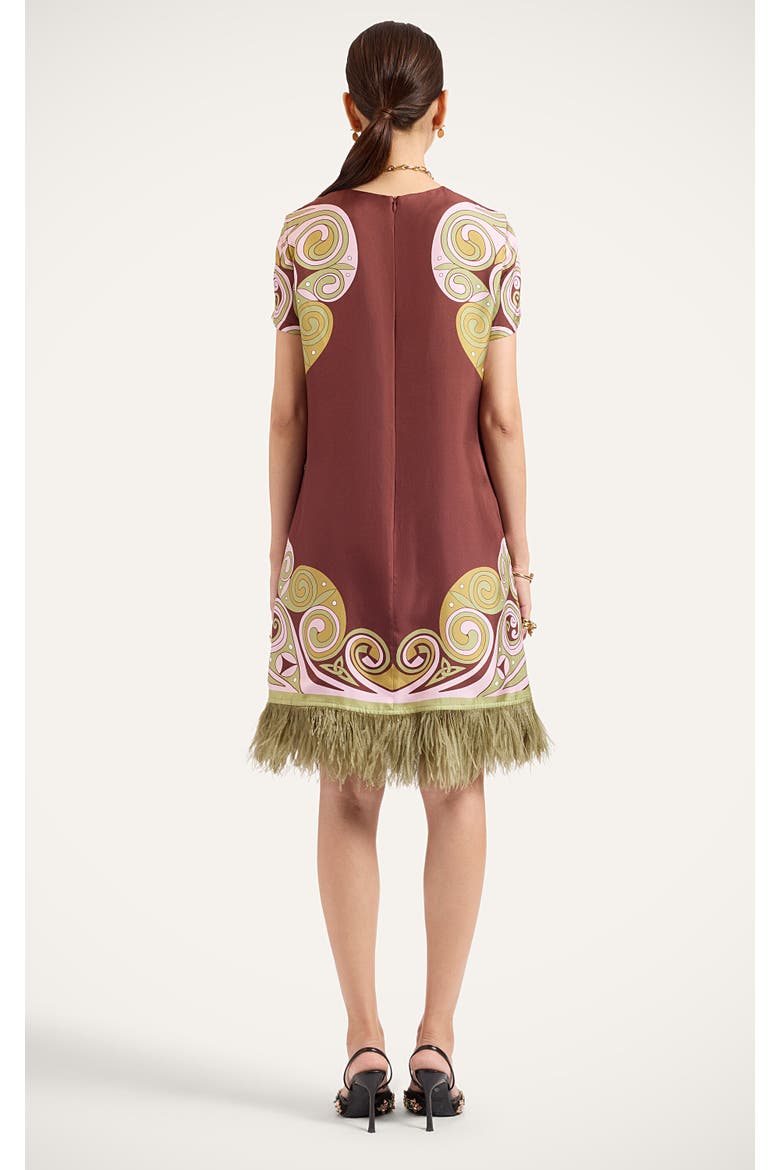 Mini Swing Dress, Alternate, color, Kells Swirl Placée Burgundy