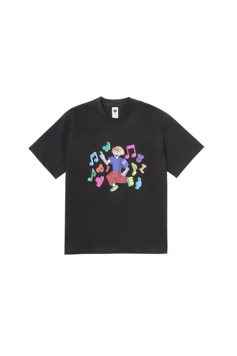 3D Tee, Main, color, Black