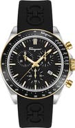 FERRAGAMO Chronograph Silicone Strap Watch, 43mm