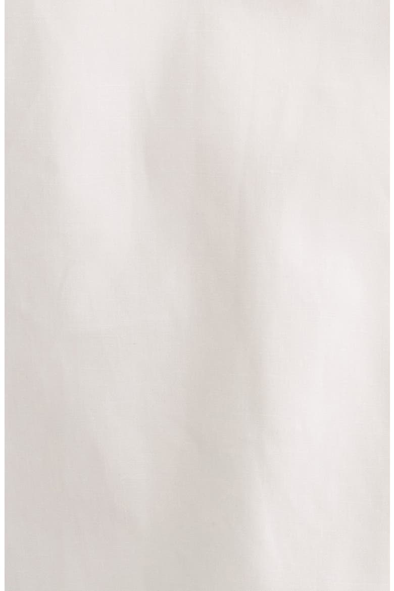 Bronagh Crop Button-Up Shirt, Alternate, color, WHITE